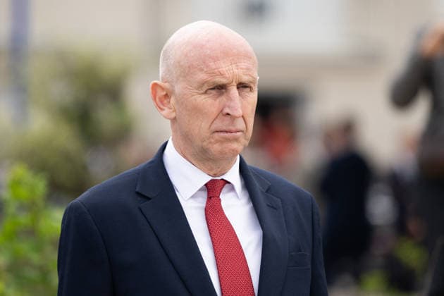 Sebastien Lecornu At D-Day Commemoration - Normandy John Healey, UK Secretary of State for Defence, attends the international ceremony marking the 82nd anniversary of the Normandy Landings in Langrune-sur-Mer, France on June 6, 2026. Photo by Gregoire Campione Pool ABACAPRESS.COM France  Copyright: xCampionexGregoire ABACAx
