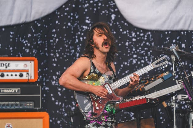 IDLES live at Northside 2026 Aarhus, Denmark. 05th, June 2026. The British post-punk band IDLES performs a live concert during the Danish music festival Northside 2026 in Aarhus. Here guitarist Mark Bowen is seen live on stage. Denmark, Aarhus  Copyright: xGonzalesxPhoto RolfxMeldgaardx