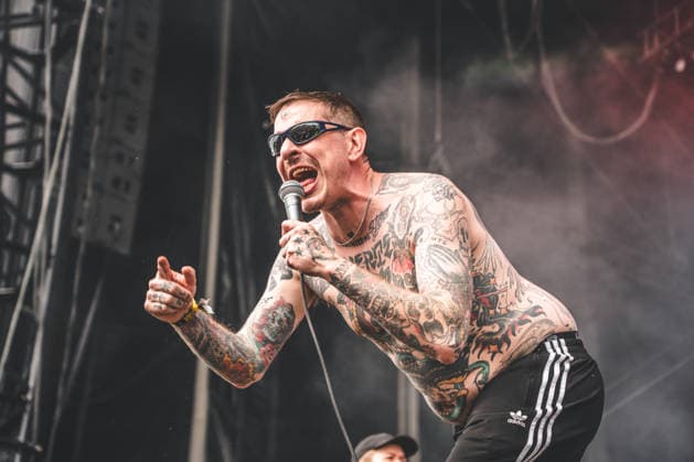 Viagra Boys live at Northside 2026 Aarhus, Denmark. 06th, June 2026. The Swedish punk band Viagra Boys performs a live concert during the Danish music festival Northside 2026 in Aarhus. Here vocalist Sebastian Murphy is seen live on stage. Denmark, Aarhus  Copyright: xGonzalesxPhoto RolfxMeldgaardx