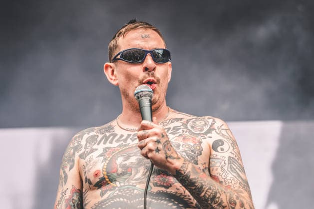 Viagra Boys live at Northside 2026 Aarhus, Denmark. 06th, June 2026. The Swedish punk band Viagra Boys performs a live concert during the Danish music festival Northside 2026 in Aarhus. Here vocalist Sebastian Murphy is seen live on stage. Denmark, Aarhus  Copyright: xGonzalesxPhoto RolfxMeldgaardx