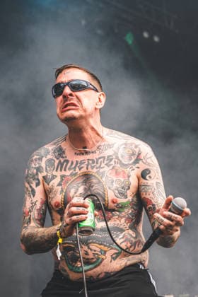 Viagra Boys live at Northside 2026 Aarhus, Denmark. 06th, June 2026. The Swedish punk band Viagra Boys performs a live concert during the Danish music festival Northside 2026 in Aarhus. Here vocalist Sebastian Murphy is seen live on stage. Denmark, Aarhus  Copyright: xGonzalesxPhoto RolfxMeldgaardx