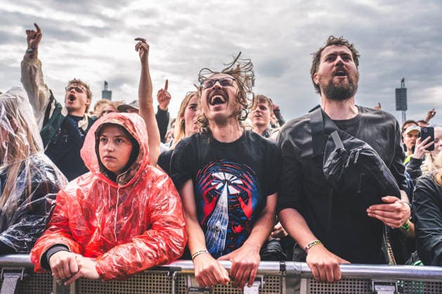 Viagra Boys live at Northside 2026 Aarhus, Denmark. 06th, June 2026. Festival goers seen at a live concert with the Swedish punk band Viagra Boys during the Danish music festival Northside 2026 in Aarhus. Denmark, Aarhus  Copyright: xGonzalesxPhoto RolfxMeldgaardx