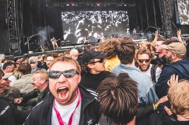 Viagra Boys live at Northside 2026 Aarhus, Denmark. 06th, June 2026. Festival goers seen at a live concert with the Swedish punk band Viagra Boys during the Danish music festival Northside 2026 in Aarhus. Denmark, Aarhus  Copyright: xGonzalesxPhoto RolfxMeldgaardx
