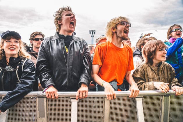 Viagra Boys live at Northside 2026 Aarhus, Denmark. 06th, June 2026. Festival goers seen at a live concert with the Swedish punk band Viagra Boys during the Danish music festival Northside 2026 in Aarhus. Denmark, Aarhus  Copyright: xGonzalesxPhoto RolfxMeldgaardx