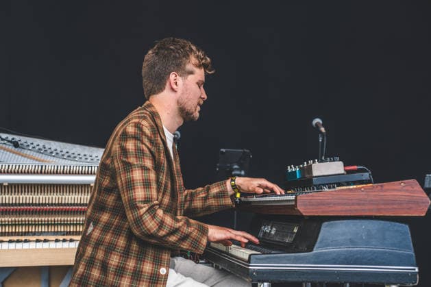 Svaneborg Kardyb live at Northside 2026 Aarhus, Denmark. 06th, June 2026. The acclaimed Danish jazz duo Svaneborg Kardyb performs a live concert during the Danish music festival Northside 2026 in Aarhus. Here musician Nikolaj Svaneborg is seen live on stage. Denmark, Aarhus  Copyright: xGonzalesxPhoto RolfxMeldgaardx