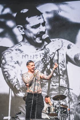 Viagra Boys live at Northside 2026 Aarhus, Denmark. 06th, June 2026. The Swedish punk band Viagra Boys performs a live concert during the Danish music festival Northside 2026 in Aarhus. Here vocalist Sebastian Murphy is seen live on stage. Denmark, Aarhus  Copyright: xGonzalesxPhoto RolfxMeldgaardx