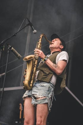 Viagra Boys live at Northside 2026 Aarhus, Denmark. 06th, June 2026. The Swedish punk band Viagra Boys performs a live concert during the Danish music festival Northside 2026 in Aarhus. Denmark, Aarhus  Copyright: xGonzalesxPhoto RolfxMeldgaardx