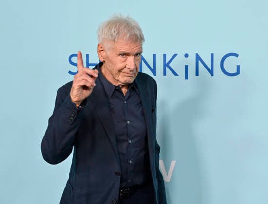 Cast member Harrison Ford attends Apple TV s dramatic comedy series Shrinking Emmy FYC Event screening at the DGA Theatre Complex on Saturday, June 6, 2026. Storyline: A grieving therapist starts to tell his clients exactly what he thinks. Ignoring his training and ethics, he finds himself making huge changes to people s lives - including his own.  LAP2026060621 JIMxRUYMEN