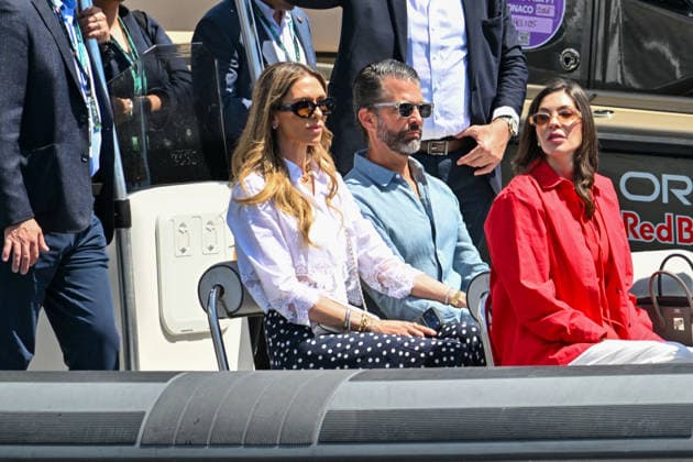 Donald Trump Jr and his wife Bettina Anderson in the paddocks of the Formula 1 Louis Vuitton Grand Prix of Monaco 2026, in Monte Carlo, Monaco, on June 7, 2026 Bruno Bebert Bestimage Donald Trump Jr and his wife Bettina Anderson in the paddocks of the Formula 1 Louis Vuitton Grand Prix of Monaco 2026, in Monte Carlo, Monaco, on June 7, 2026 Monte Carlo Monaco  Copyright: xBrunoxBebertx xBestimagexBrunoxBebertx xBestimagex