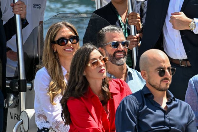 Donald Trump Jr and his wife Bettina Anderson in the paddocks of the Formula 1 Louis Vuitton Grand Prix of Monaco 2026, in Monte Carlo, Monaco, on June 7, 2026 Bruno Bebert Bestimage Donald Trump Jr and his wife Bettina Anderson in the paddocks of the Formula 1 Louis Vuitton Grand Prix of Monaco 2026, in Monte Carlo, Monaco, on June 7, 2026 Monte Carlo Monaco  Copyright: xBrunoxBebertx xBestimagexBrunoxBebertx xBestimagex
