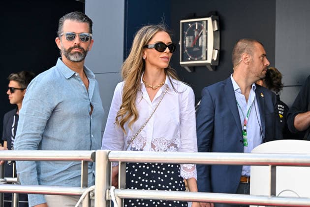 Donald Trump Jr and his wife Bettina Anderson in the paddocks of the Formula 1 Louis Vuitton Grand Prix of Monaco 2026, in Monte Carlo, Monaco, on June 7, 2026 Bruno Bebert Bestimage Donald Trump Jr and his wife Bettina Anderson in the paddocks of the Formula 1 Louis Vuitton Grand Prix of Monaco 2026, in Monte Carlo, Monaco, on June 7, 2026 Monte Carlo Monaco  Copyright: xBrunoxBebertx xBestimagexBrunoxBebertx xBestimagex