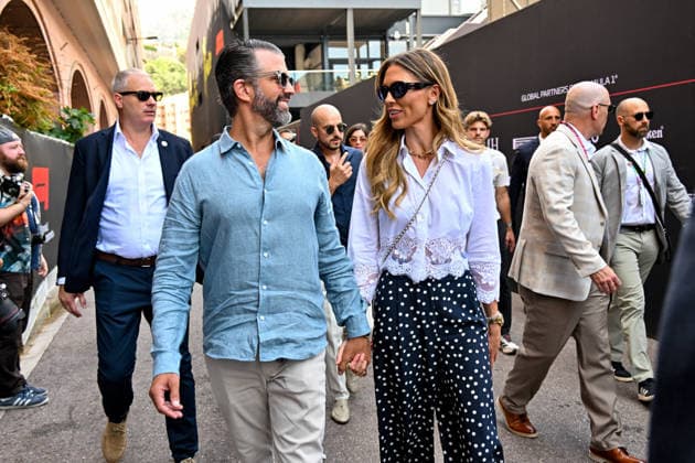 Donald Trump Jr and his wife Bettina Anderson in the paddocks of the Formula 1 Louis Vuitton Grand Prix of Monaco 2026, in Monte Carlo, Monaco, on June 7, 2026 Bruno Bebert Bestimage Donald Trump Jr and his wife Bettina Anderson in the paddocks of the Formula 1 Louis Vuitton Grand Prix of Monaco 2026, in Monte Carlo, Monaco, on June 7, 2026 Monte Carlo Monaco  Copyright: xBrunoxBebertx xBestimagexBrunoxBebertx xBestimagex