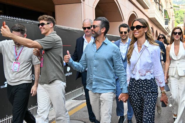 Donald Trump Jr and his wife Bettina Anderson in the paddocks of the Formula 1 Louis Vuitton Grand Prix of Monaco 2026, in Monte Carlo, Monaco, on June 7, 2026 Bruno Bebert Bestimage Donald Trump Jr and his wife Bettina Anderson in the paddocks of the Formula 1 Louis Vuitton Grand Prix of Monaco 2026, in Monte Carlo, Monaco, on June 7, 2026 Monte Carlo Monaco  Copyright: xBrunoxBebertx xBestimagexBrunoxBebertx xBestimagex