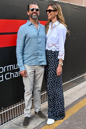 Donald Trump Jr and his wife Bettina Anderson in the paddocks of the Formula 1 Louis Vuitton Grand Prix of Monaco 2026, in Monte Carlo, Monaco, on June 7, 2026 Bruno Bebert Bestimage Donald Trump Jr and his wife Bettina Anderson in the paddocks of the Formula 1 Louis Vuitton Grand Prix of Monaco 2026, in Monte Carlo, Monaco, on June 7, 2026 Monte Carlo Monaco  Copyright: xBrunoxBebertx xBestimagexBrunoxBebertx xBestimagex
