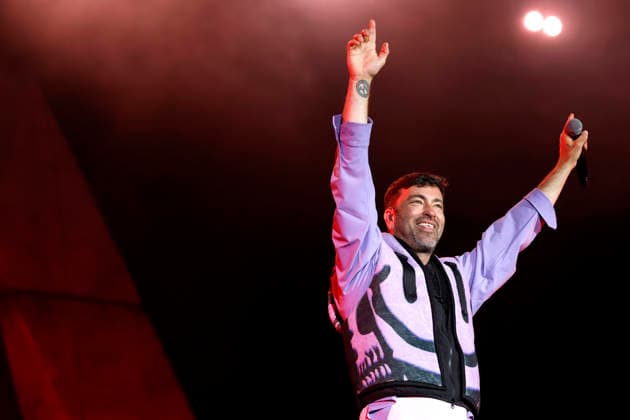 Sänger und Rapper Marteria (Marten Laciny) bei Rock am Ring (RaR) 2026. Rock am Ring ist ein von Marek Lieberberg gegründetes Musikfestival, das traditionell auf dem Nürburgring in der Nähe der Stadt Adenau in der Eifel stattfindet. Es gilt als das traditionsreichste Rockfestival Deutschlands. Nürburg, 06.06.2026 Rheinland-Pfalz Deutschland *** Singer and rapper Marteria Marten Laciny at Rock am Ring RaR 2026 Rock am Ring is a music festival founded by Marek Lieberberg, which traditionally takes place at the Nürburgring near the town of Adenau in the Eifel region It is considered the most traditional rock festival in Germany Nürburg, 06 06 2026 Rhineland-Palatinate Germany Copyright: xChristophxHardtx