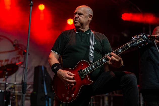 SBÄM Fest; 2026 Im Bild die Band COCK SPARRER auf dem SBÄM Rockfest 2026 Gitarrist Daryl SMITH *** SBÄM Fest 2026 In the picture the band COCK SPARRER at the SBÄM Rockfest 2026 guitarist Daryl SMITH Copyright: xBEAUTIFULxSPORTS Goldbergx
