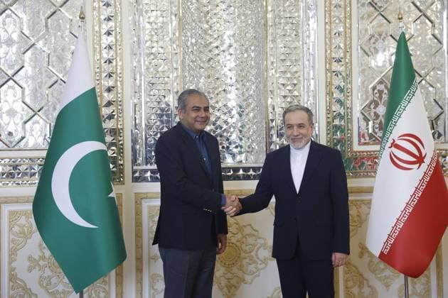 Abbas Araghchi - Mohsin Naqvi meeting in Tehran TEHRAN, IRAN - JUNE 07: (----EDITORIAL USE ONLY - MANDATORY CREDIT - IRANIAN FOREIGN MINISTRY HANDOUT - NO MARKETING NO ADVERTISING CAMPAIGNS - DISTRIBUTED AS A SERVICE TO CLIENTS----) Iranian Foreign Minister Abbas Araghchi meets with Pakistani Interior Minister Mohsin Naqvi in Tehran, Iran on June 07, 2026. Iranian Foreign Ministry Handout Anadolu Tehran Iran. Editorial use only. Please get in touch for any other usage.  Copyright: x2026xAnadoluxIranianxForeignxMinistryx xHandoutx