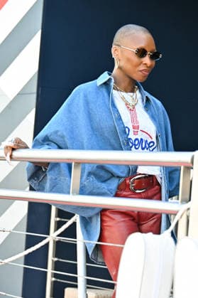 Cynthia Erivo in the paddocks of the Formula 1 Louis Vuitton Grand Prix of Monaco 2026, in Monte Carlo, Monaco, on June 7, 2026 Bruno Bebert Bestimage Celebs in the paddocks of the Formula 1 Louis Vuitton Grand Prix of Monaco 2026, in Monte Carlo, Monaco, on June 7, 2026  Copyright: xBrunoxBebertx xBestimagexBrunoxBebertx xBestimagex