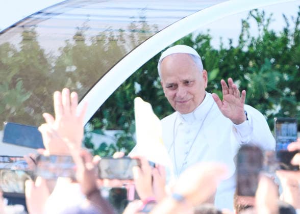 Spanish Royals attends Corpus Christi Holy Mass with the Pope Leo XIV Pope Leo XIV (Papa Leon XVI, Robert Francis Prevost) attends Corpus Christi Holy Mass at Plaza de Cibeles on June 7, 2026 in Madrid, Spain Photo by IMAGO MPG Madrid Plaza de Cibeles Madrid Spain  Copyright: xMPGx