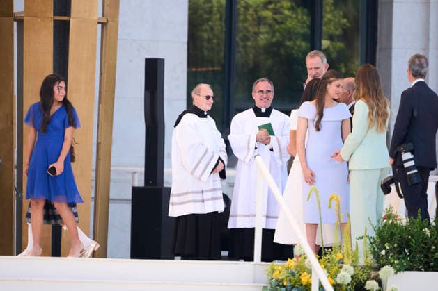 June 7, 2026, Madrid, Madrid, Spain: King Felipe VI of Spain, Queen Letizia of Spain, Crown Princess Leonor, Princess Sofia attends Corpus Christi Holy Mass with the Pope Leo XIV at Plaza de Cibeles on June 7, 2026 in Madrid, Spain Madrid Spain  - ZUMAg15_ 20260607_zaf_g15_047 Copyright: xJackxAbuinx