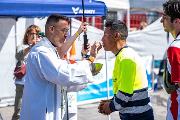 June 7, 2026, Madrid, Madrid, SPAIN: Several people from all over Spain and the world attended the official visit of POPE LEO XIV in Madrid, where Holy Mass was celebrated at Plaza de Cibeles. Madrid SPAIN  - ZUMAc270 20260607_zip_c270_018 Copyright: xDavidxCruzxSanzx