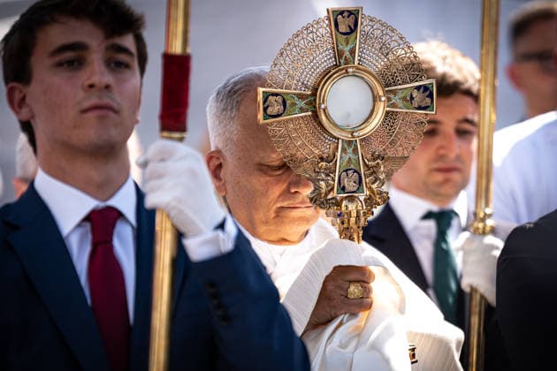 June 7, 2026, Madrid, Madrid, SPAIN: POPE LEO XIV during the second day of his official visit to Spain, where he officiated Holy Mass in the famous Plaza de Cibeles in Madrid. Madrid SPAIN - ZUMAc270 20260607_zip_c270_016 Copyright: xDavidxCruzxSanzx