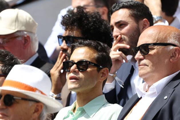 2026 French Open - Rami Malek In The Stands Rami Malek in the stands during Day Fifteen of the 2026 French Open on June 07, 2026 in Paris, France. Photo by Nasser Berzane ABACAPRESS.COM Paris France  Copyright: xBerzanexNasser ABACAx