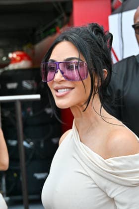 IPA85438858 - Monte Carlo, Formula 1 Monaco Grand Prix - Celebrities watch the race In the photo: Khloe Kardashian And Kim Kardashian  Copyright: xManuelexMangiarottix xManuelexMangiarottix 85438858