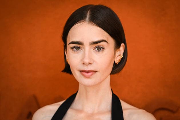 June 7, 2026, Paris, France, France: Lily Collins during the Roland-Garros 2026, French Open 2026, Grand Slam tennis tournament at Roland-Garros Stadium on June 07, 2026 in Paris, France. Paris France - ZUMAm308 20260607_zsp_m308_017 Copyright: xMatthieuxMirvillex