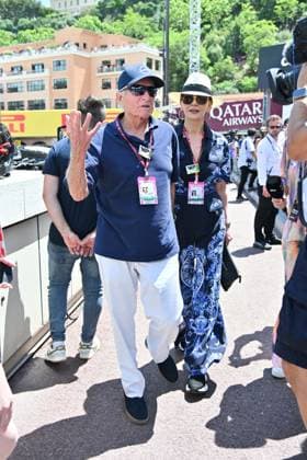 IPA85440105 - Monte Carlo, Formula 1 Monaco Grand Prix - Celebrities watch the race - Michael Douglas and Catherine Zeta-Jones Pictured.  Copyright: xManuelexMangiarottix xManuelexMangiarottix 85440105