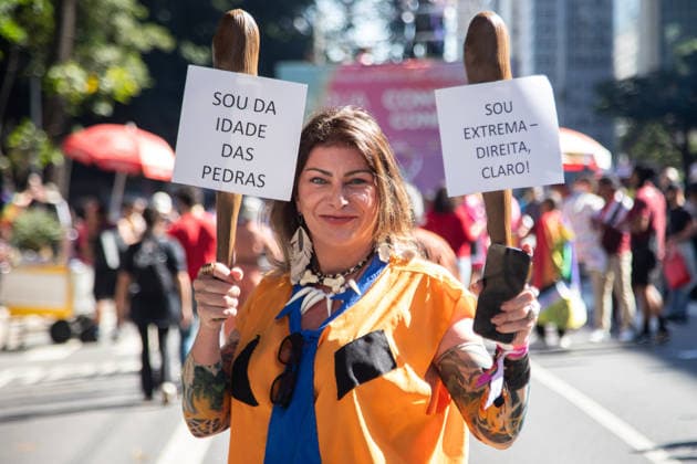 SaO PAULO, SP - 07.06.2026: 30 PARADA DO ORGULHO LGBT - The 30th Sao Paulo LGBT+ Pride Parade takes place throughout this Sunday (07) with gathering in front of MASP and route passing through Avenida Paulista and Rua Augusta. In an election year, the event adopts the theme "The street calls. The ballot box confirms", in reference to the legitimization of the community& 39;s struggles through the political vote. x2957645x  RodileixMorais