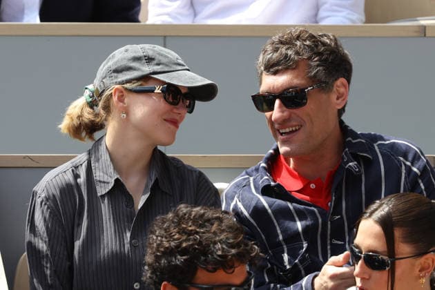 2026 French Open - Lea Seydoux And Tommaso BertaniIn The Stands Lea Seydoux And Tommaso BertaniIn in the stands during Day Fifteen of the 2026 French Open on June 07, 2026 in Paris, France. Photo by Nasser Berzane ABACAPRESS.COM Paris France  Copyright: xBerzanexNasser ABACAx