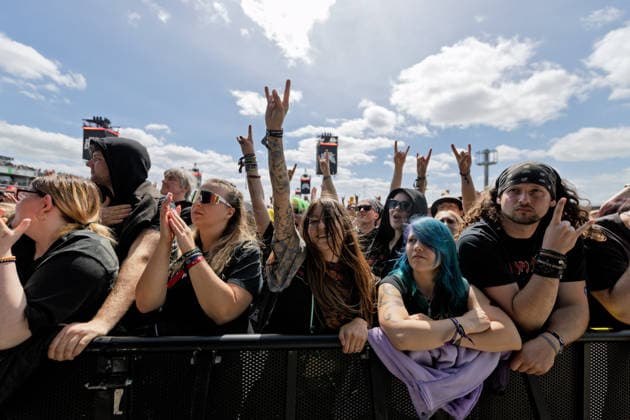 Rock am Ring 2026 - Hollywood Undead - 07.06.26 Hollywood Undead auf der Utopia Stage - Letzter Festivaltag am Sonntag, 07.06.2026, bei Rock am Ring 2026 am Nürburgring in der Eifel. Das dreitägige Musikfestival endet am selben Tag; die nächste Ausgabe ist vom 04. bis 06.06.2027 geplant. Nürburg Nürburgring Rheinland-Pfalz Deutschland *** Rock am Ring 2026 Hollywood Undead 07 06 26 Hollywood Undead on the Utopia Stage Last festival day on Sunday, 07 06 2026, at Rock am Ring 2026 at the Nürburgring in the Eifel The three-day music festival ends on the same day the next edition is planned from 04 to 06 06 2027 Nürburg Nürburgring Rhineland-Palatinate Germany Copyright: xMarcxJohnx