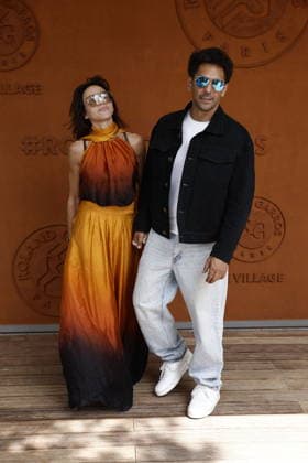 Tomer Sisley and his wife Sandra during the 2026 French Open at Roland Garros in Paris, France, on June 7, 2026 Jacovides Moreau Bestimage Celebs attending the village photocall during the 2026 French Open at Roland Garros in Paris, France, on June 7, 2026 Paris France  Copyright: xJACOVIDES-MOREAUx xBESTIMAGExJACOVIDES-MOREAUx xBESTIMAGEx