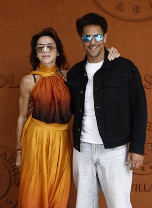 Tomer Sisley and his wife Sandra during the 2026 French Open at Roland Garros in Paris, France, on June 7, 2026 Jacovides Moreau Bestimage Celebs attending the village photocall during the 2026 French Open at Roland Garros in Paris, France, on June 7, 2026 Paris France  Copyright: xJACOVIDES-MOREAUx xBESTIMAGExJACOVIDES-MOREAUx xBESTIMAGEx