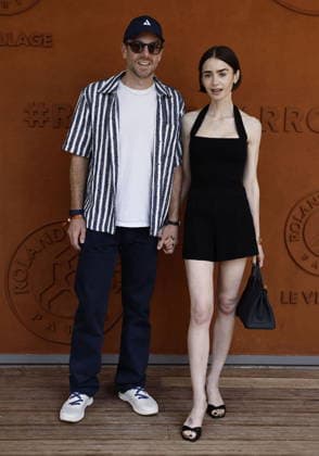 Charlie McDowell and Lily Collins attending the 2026 French Open at Roland Garros in Paris, France, on June 7, 2026 Jacovides Moreau Bestimage Celebs attending the village photocall during the 2026 French Open at Roland Garros in Paris, France, on June 7, 2026 Paris France  Copyright: xJACOVIDES-MOREAUx xBESTIMAGExJACOVIDES-MOREAUx xBESTIMAGEx
