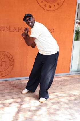 Roland Garros 2026 - Village jour 14 Ahmed Sylla CÃ lÃ britÃ s au Village de Roland Garros pendant l Open de France Ã Paris le, 7 juin 2026.  Copyright: xDidierxFereyx