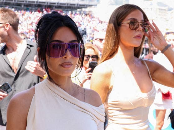 F1 Louis Vuitton Grand Prix de Monaco - Kim and Khloe Kardashian Kim Kardashian, Paddock Guest and Lewis Hamilton of Scuderia Ferrari HP girlfriend and Khloe Kardashian, Paddock Guest, on Sunday during the 2026 Formula 1 Louis Vuitton Monaco Grand Prix at the Monaco Street Circuit on June 7, 2026. Photo by JC Vinaj ABACAPRESS.COM Monaco  Copyright: xVinajxJean-Charles ABACAx