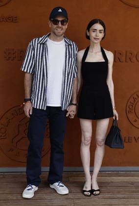 Charlie McDowell and Lily Collins attending the 2026 French Open at Roland Garros in Paris, France, on June 7, 2026 Jacovides Moreau Bestimage Celebs attending the village photocall during the 2026 French Open at Roland Garros in Paris, France, on June 7, 2026 Paris France  Copyright: xJACOVIDES-MOREAUx xBESTIMAGExJACOVIDES-MOREAUx xBESTIMAGEx