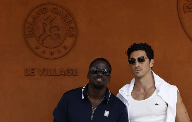 Daniel Kaluuya and Taylor Zakhar Perez during the 2026 French Open at Roland Garros in Paris, France, on June 7, 2026 Jacovides Moreau Bestimage Celebs attending the village photocall during the 2026 French Open at Roland Garros in Paris, France, on June 7, 2026 Paris France  Copyright: xJACOVIDES-MOREAUx xBESTIMAGExJACOVIDES-MOREAUx xBESTIMAGEx