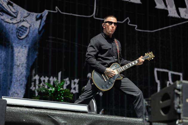 Danny Daniel Murillo (Gesang) während des Auftritts der US-amerikanischen Rap-Rock-Band Hollywood Undead im Rahmen des Festivals Rock am Ring 2026 am Nürburgring. Nürburg Rock am Ring Rheinland-Pfalz Germany *** Danny Daniel Murillo singing during the performance of the US rap rock band Hollywood Undead as part of the Rock am Ring 2026 festival at the Nürburgring Nürburg Rock am Ring Rheinland Pfalz Germany