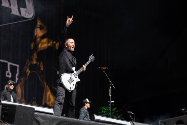 Danny Daniel Murillo (Gesang) während des Auftritts der US-amerikanischen Rap-Rock-Band Hollywood Undead im Rahmen des Festivals Rock am Ring 2026 am Nürburgring. Nürburg Rock am Ring Rheinland-Pfalz Germany *** Danny Daniel Murillo singing during the performance of the US rap rock band Hollywood Undead as part of the Rock am Ring 2026 festival at the Nürburgring Nürburg Rock am Ring Rheinland Pfalz Germany