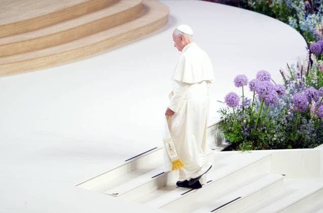 Pope Leo XIII meets with the world of culture and sport at the Movistar Arena in Madrid, June 7, 2026 Cordon Press 
