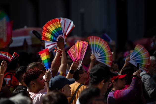 SaO PAULO, SP - 07.06.2026: 30 PARADA DO ORGULHO LGBT - The 30th Sao Paulo LGBT+ Pride Parade takes place throughout this Sunday (07) with gathering in front of MASP and route passing through Avenida Paulista and Rua Augusta. In an election year, the event adopts the theme "The street calls. The ballot box confirms", in reference to the legitimization of the community& 39;s struggles through the political vote. x2957744x  RodileixMorais