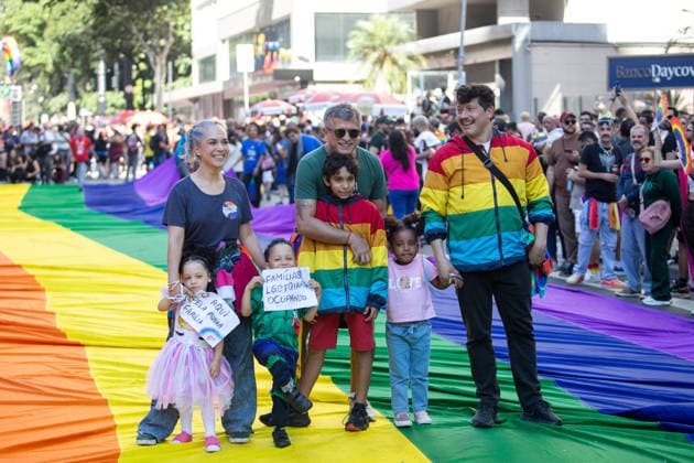 SaO PAULO, SP - 07.06.2026: 30 PARADA DO ORGULHO LGBT - The 30th Sao Paulo LGBT+ Pride Parade takes place throughout this Sunday (07) with gathering in front of MASP and route passing through Avenida Paulista and Rua Augusta. In an election year, the event adopts the theme "The street calls. The ballot box confirms", in reference to the legitimization of the community& 39;s struggles through the political vote. x2957750x  RodileixMorais
