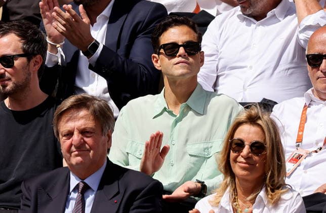 Rami Malek Celebrities in the stands at the mens final of the French Open at Roland Garros 2026 on June 7, 2026 Jacovides Moreau Bestimage Celebrities in the stands at the mens final of the French Open at Roland Garros 2026 on June 7, 2026 Paris France  Copyright: xJACOVIDES-MOREAUx xBESTIMAGExJACOVIDES-MOREAUx xBESTIMAGEx