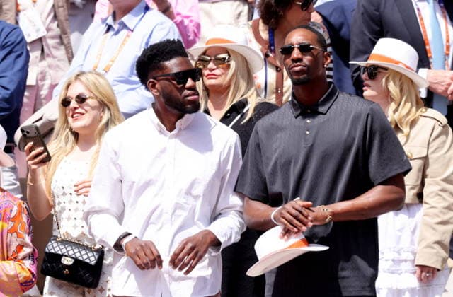 Bam Adebayo Celebrities in the stands at the mens final of the French Open at Roland Garros 2026 on June 7, 2026 Jacovides Moreau Bestimage Celebrities in the stands at the mens final of the French Open at Roland Garros 2026 on June 7, 2026 Paris France  Copyright: xJACOVIDES-MOREAUx xBESTIMAGExJACOVIDES-MOREAUx xBESTIMAGEx