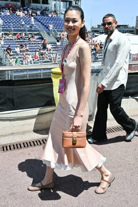 IPA85446906 - Monte Carlo, Formula 1 Monaco Grand Prix , Celebrities watch the race In the photo: Jung Ho-yeon  Copyright: xManuelexMangiarottix xManuelexMangiarottix 85446906