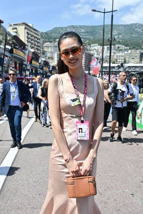 IPA85446948 - Monte Carlo, Formula 1 Monaco Grand Prix , Celebrities watch the race In the photo: Jung Ho-yeon  Copyright: xManuelexMangiarottix xManuelexMangiarottix 85446948