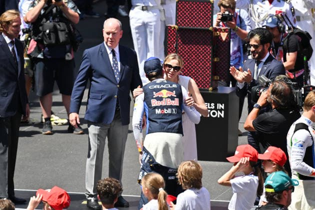 IPA85447426 - Monte Carlo, Formula 1 Monaco Grand Prix , Celebrities watch the race In the photo: Albert II of Monaco, Charlene Wittstock  Copyright: xManuelexMangiarottix xManuelexMangiarottix 85447426